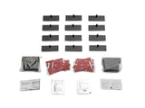 MP Concepts Quarter and Rear Window Louvers; Matte Black (08-23 Challenger)
