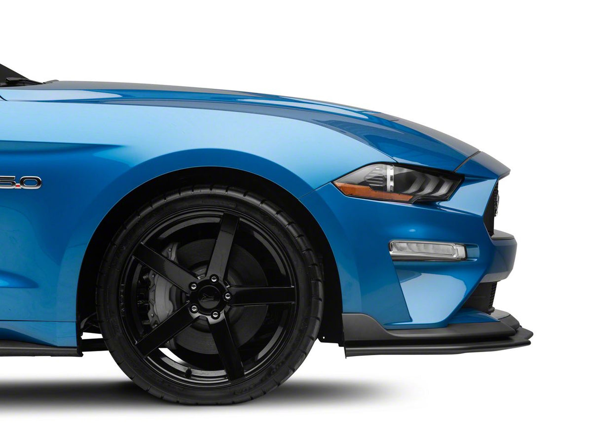 MP Concepts Chin Spoiler and GT500 Style Rear Spoiler with Wicker Bill Add-On (18-23 Mustang GT Fastback w/o Performance Pack, EcoBoost w/o Performance Pack)