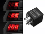 Raxiom Sequential Tail Light Kit with Modified Turn Signal Flasher V1; Plug-and-Play Harness (96-04 Mustang, Excluding 99-01 Cobra)