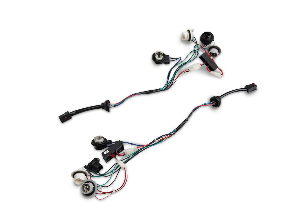 Raxiom Sequential Tail Light Kit with Modified Turn Signal Flasher V1; Plug-and-Play Harness (96-04 Mustang, Excluding 99-01 Cobra)