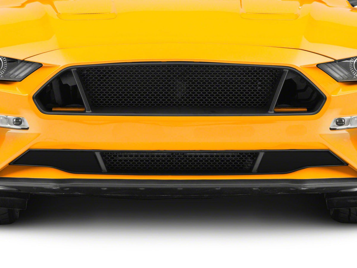 MP Concepts Upper and Lower Grilles; Black (18-23 Mustang GT, EcoBoost)