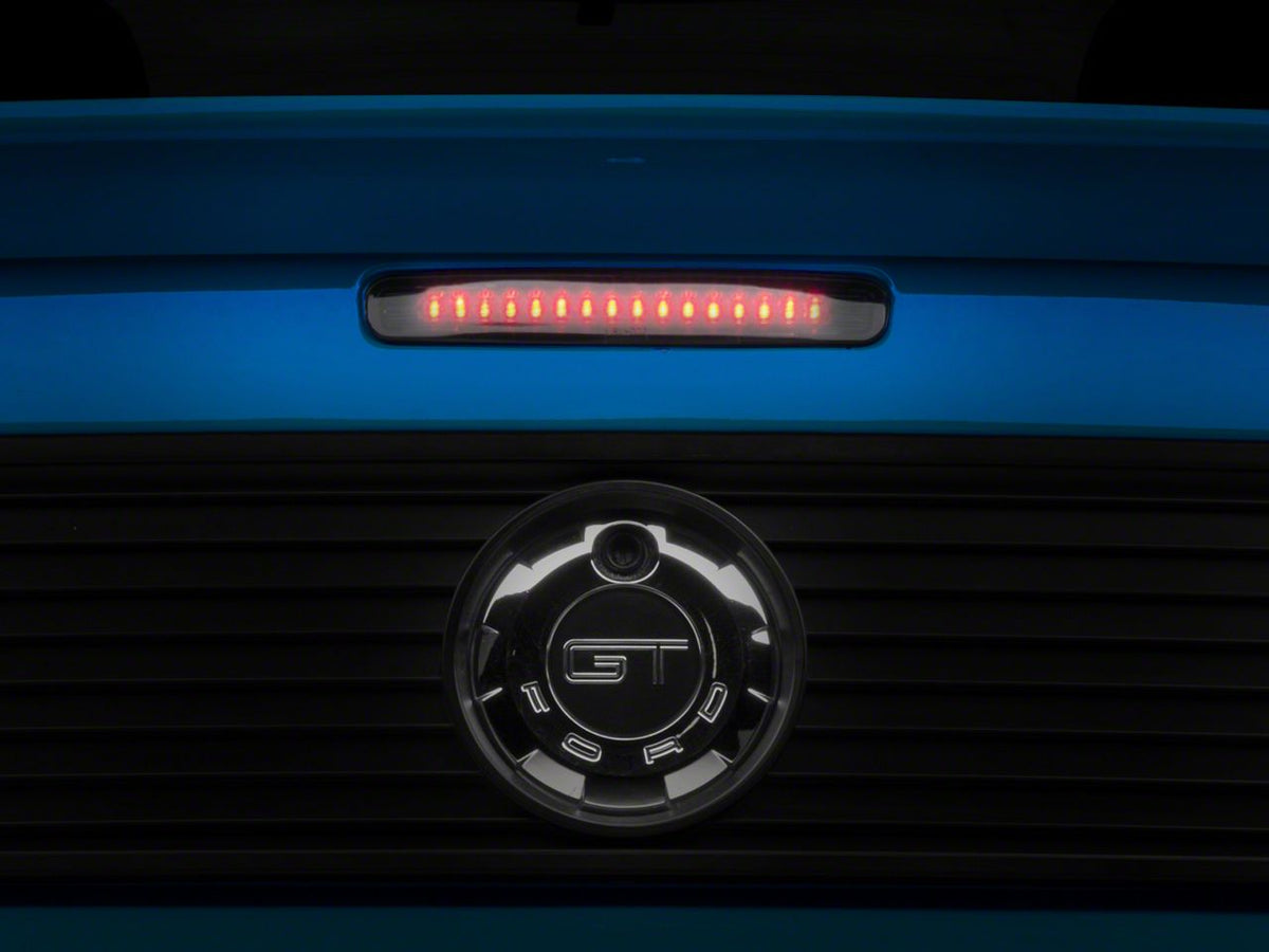 Raxiom Gen5 Tail Lights and Axial Series LED Third Brake Light; Smoked (05-09 Mustang)