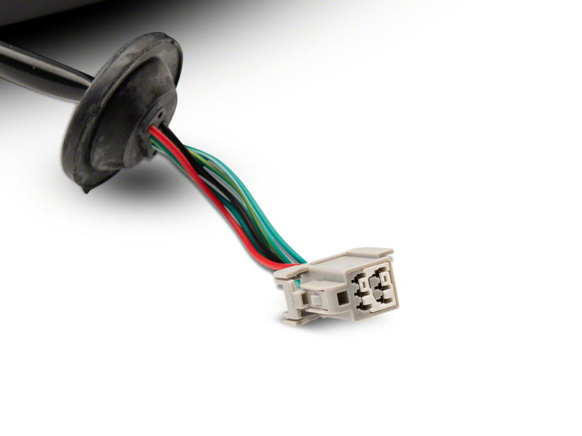 Raxiom Vector V2 LED Tail Lights and Axial Series LED Side Markers; Smoked (05-09 Mustang)