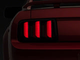 Raxiom Vector V2 LED Tail Lights and Axial Series LED Side Markers; Smoked (05-09 Mustang)