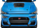 MP Concepts GT500 Style Hood and Front Bumper Combo Kit; Unpainted (18-23 Mustang GT, EcoBoost)