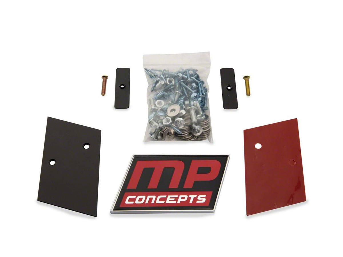 MP Concepts GT500 Style Hood and Front Bumper Combo Kit; Unpainted (18-23 Mustang GT, EcoBoost)