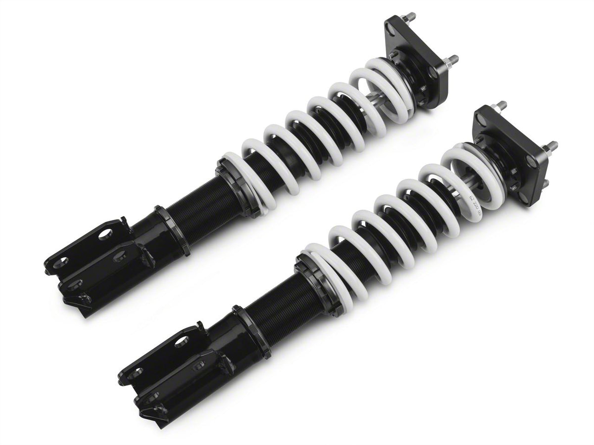 SR Performance V2 Height and Damping Adjustable Coil-Over Kit with Polyurethane Rear Spring Isolators (94-04 Mustang, Excluding 99-04 Cobra)