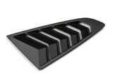 Speedform Sport Quarter and MP Concepts Rear Window Louvers; Gloss Black (15-23 Mustang Fastback)