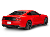 MP Concepts Quarter and Rear Window Louvers; Gloss Black (15-23 Mustang Fastback)