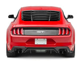 MP Concepts Quarter and Rear Window Louvers; Gloss Black (15-23 Mustang Fastback)