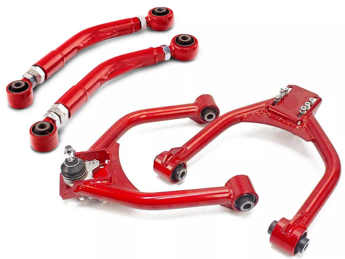 C&L Adjustable Rear Camber Arm with Adjustable Front Upper Camber Arms and Ball Joints (06-23 RWD Charger)