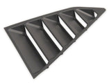 MP Concepts Ikon Motorsports Quarter & MP Concepts Rear Window Louvers; Gloss Black (16-24 Camaro Coupe)
