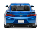 MP Concepts Ikon Motorsports Quarter & MP Concepts Rear Window Louvers; Gloss Black (16-24 Camaro Coupe)