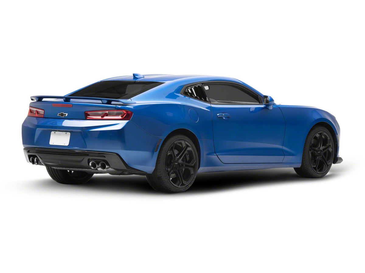 MP Concepts Ikon Motorsports Quarter & MP Concepts Rear Window Louvers; Gloss Black (16-24 Camaro Coupe)