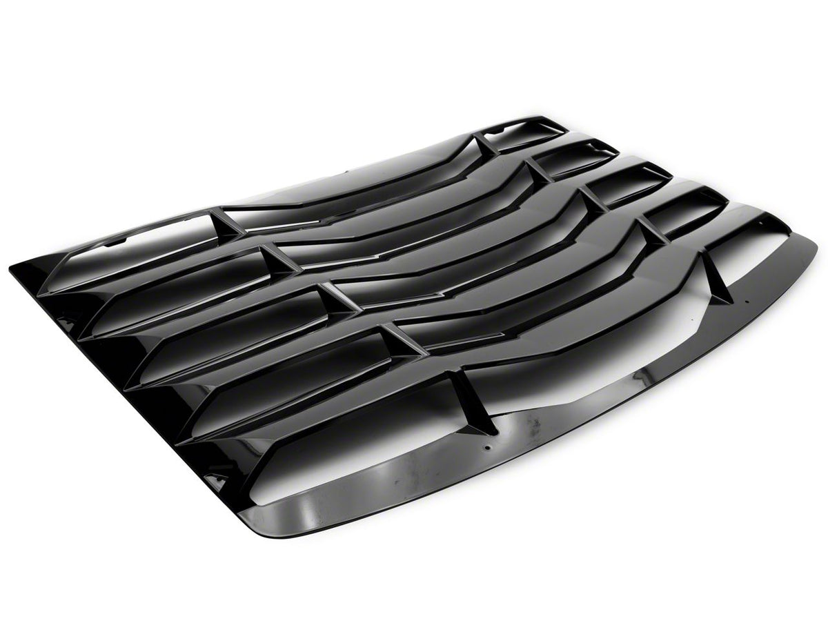 MP Concepts Ikon Motorsports Quarter & MP Concepts Rear Window Louvers; Gloss Black (16-24 Camaro Coupe)