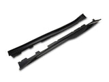 MP Concepts SS/1LE Style Front Bumper Chin Spoiler Lip with MP Concepts Rocker Panels; Gloss Black (19-24 Camaro, Excluding ZL1)