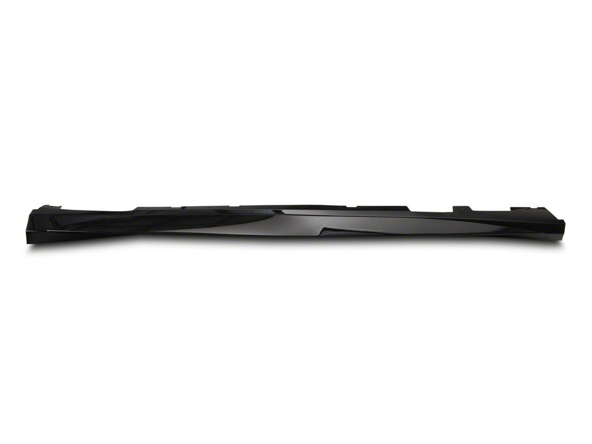 MP Concepts SS/1LE Style Front Bumper Chin Spoiler Lip with MP Concepts Rocker Panels; Gloss Black (19-24 Camaro, Excluding ZL1)
