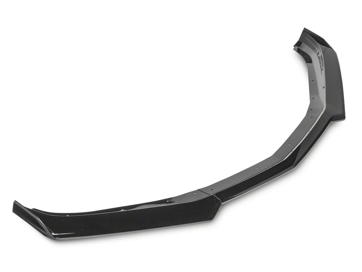 MP Concepts SS/1LE Style Front Bumper Chin Spoiler Lip with MP Concepts Rocker Panels; Gloss Black (19-24 Camaro, Excluding ZL1)