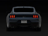 SEC10 Rear Marker Light and Tail Light Tint; Smoked (24-26 Mustang)