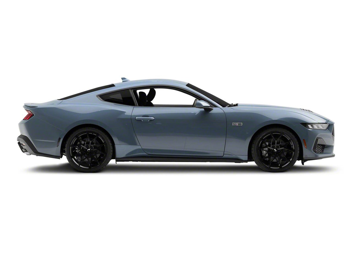 SEC10 Rear Marker Light and Tail Light Tint; Smoked (24-26 Mustang)