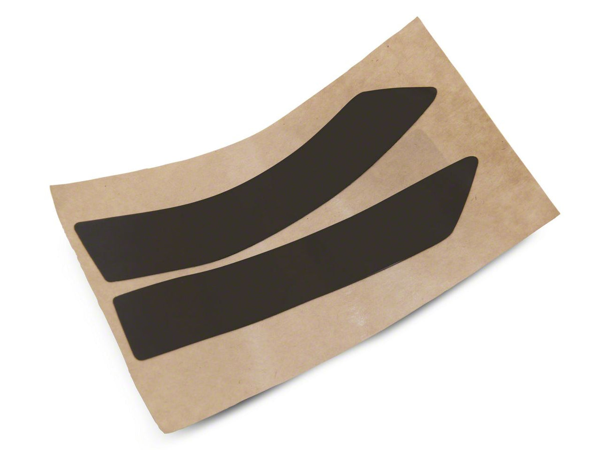 SEC10 Rear Marker Light and Tail Light Tint; Smoked (24-26 Mustang)