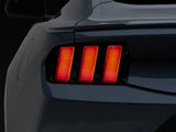 SEC10 Rear Marker Light and Tail Light Tint; Smoked (24-26 Mustang)