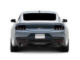 SEC10 Rear Marker Light and Tail Light Tint; Smoked (24-26 Mustang)