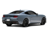 SEC10 Rear Marker Light and Tail Light Tint; Smoked (24-26 Mustang)