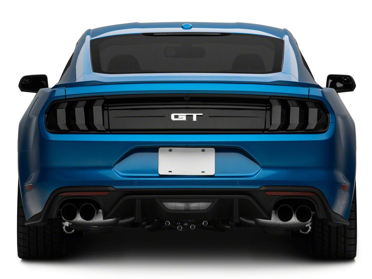 SpeedForm Headlight and Tail Light Covers; Smoked (18-23 Mustang GT, EcoBoost)