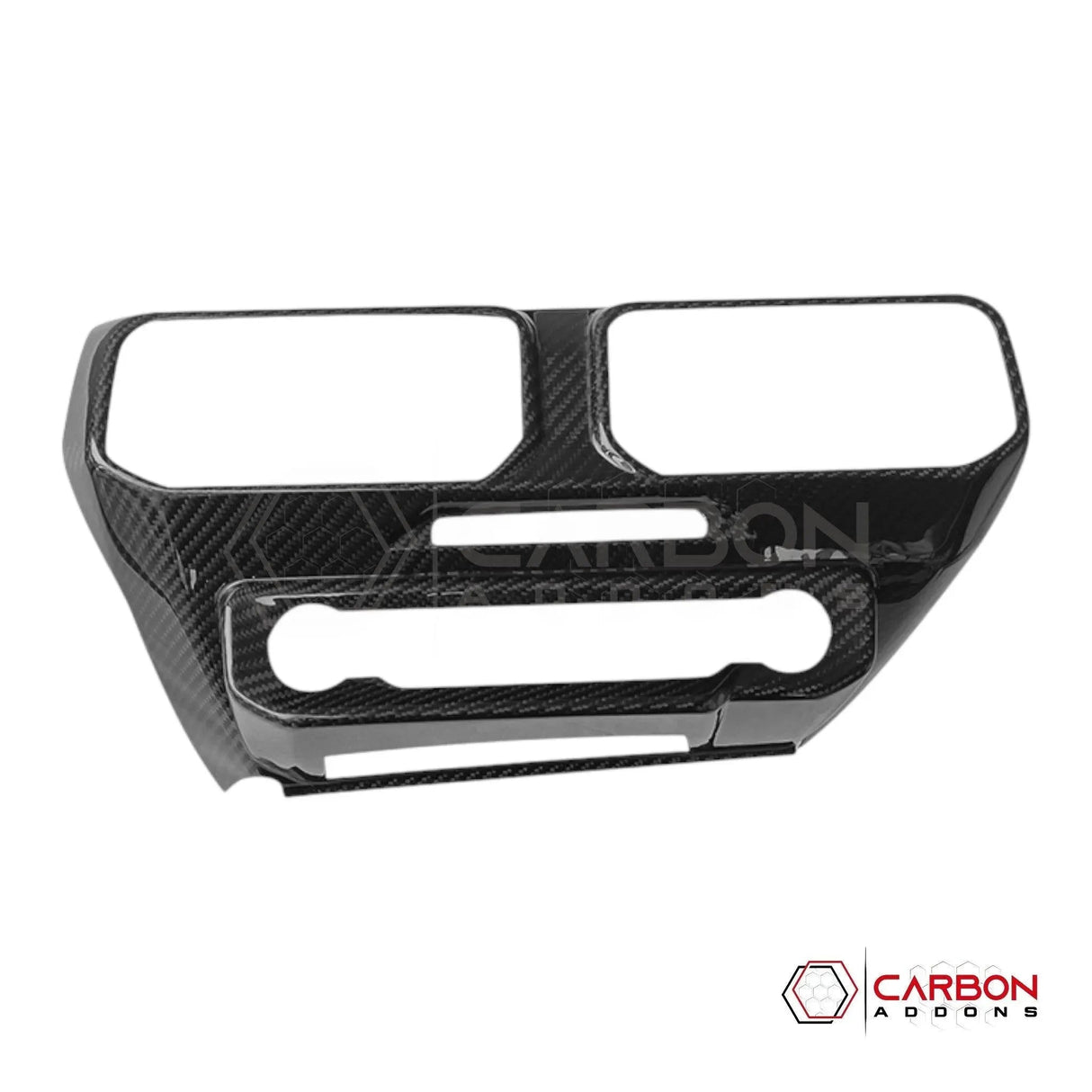 2024+ S650 Mustang Hard Carbon Fiber Dashboard Center AC Vent Trim Cover