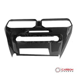 Real Carbon Fiber Center Dashboard A/C Vent Trim Cover for 2024+ Ford Mustang
