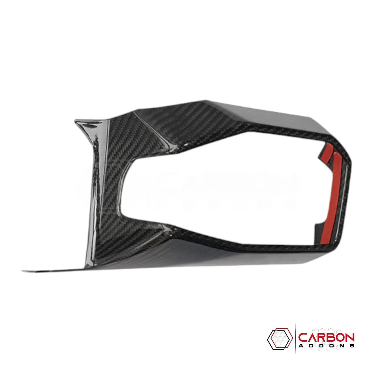 Real Carbon Fiber Driver Side Dashboard Trim Cover for 2024+ Ford Mustang