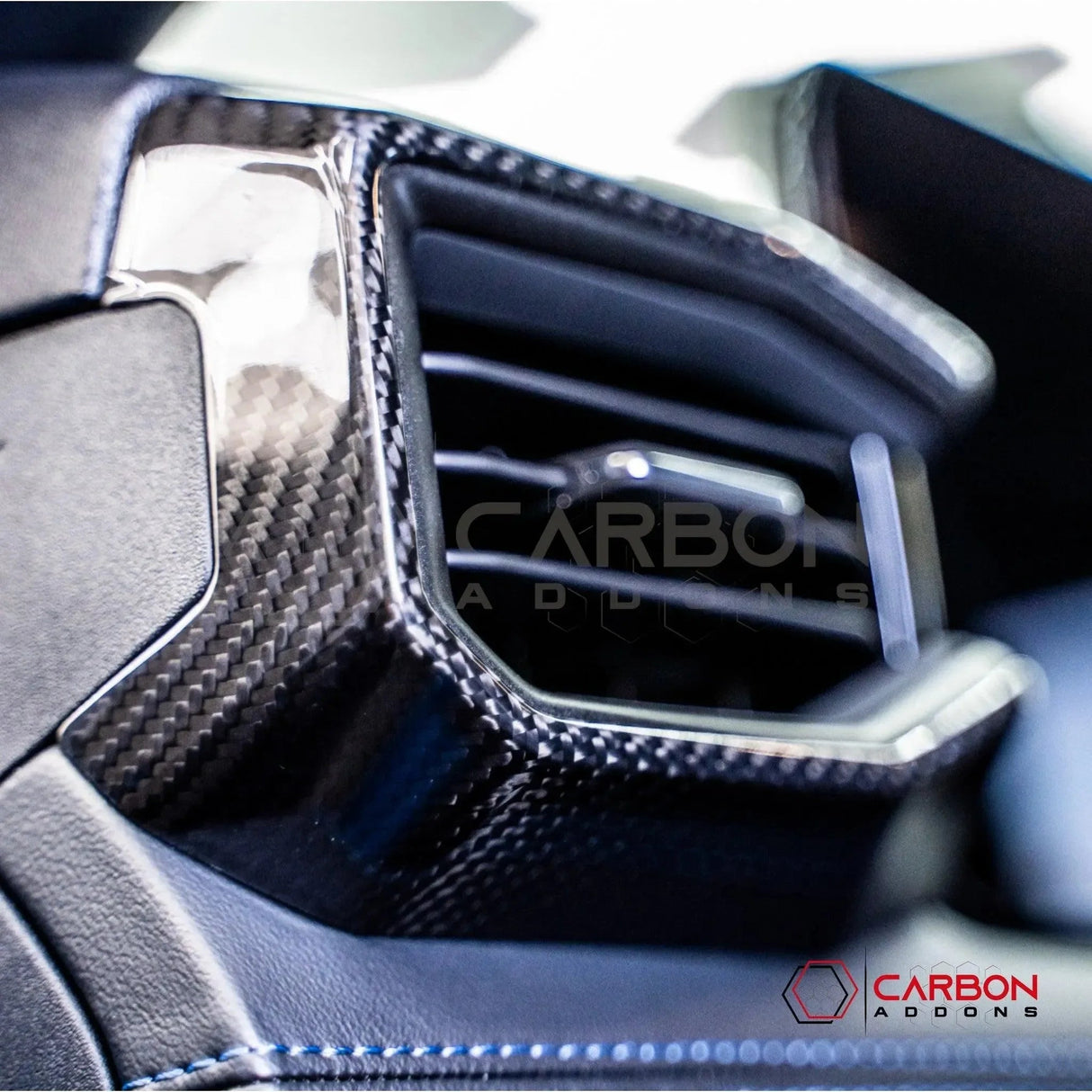Real Carbon Fiber Driver Side Dashboard Trim Cover for 2024+ Ford Mustang