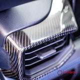 Real Carbon Fiber Driver Side Dashboard Trim Cover for 2024+ Ford Mustang