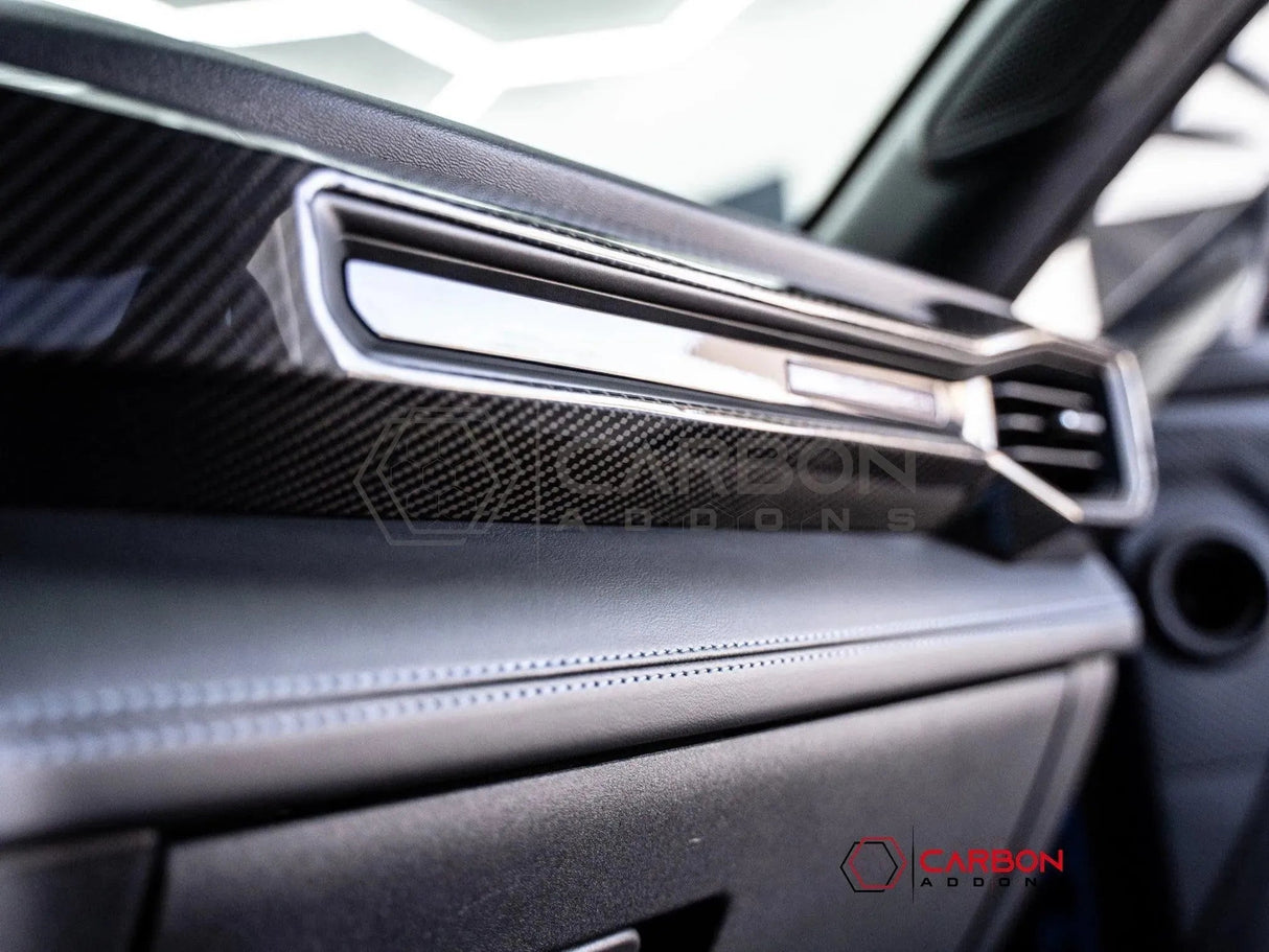 2024+ S650 Mustang Hard Carbon Fiber Passenger Side Dashboard Trim Cover