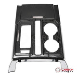 Real Carbon Fiber Center Console Gear Shift Panel Cover For F150 2015-2020