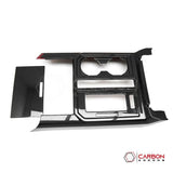 Real Carbon Fiber Center Console Gear Shift Panel Cover For F150 2015-2020