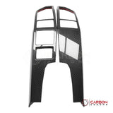 Real Carbon Fiber Center AC Vent Trim Cover For F150 2015-2020 Dashboard