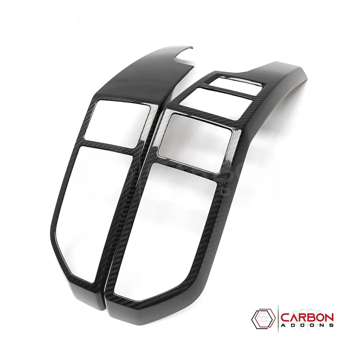 Real Carbon Fiber Center AC Vent Trim Cover For F150 2015-2020 Dashboard