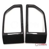 Real Carbon Fiber Dashboard Side AC Vents Trim Cover ForF150 2015-2020