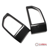 F150 2015-2020 Dashboard Side AC Vents Trim Hard Carbon Fiber Cover