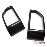 Real Carbon Fiber Dashboard Side AC Vents Trim Cover ForF150 2015-2020