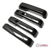 Real Carbon Fiber Exterior Door Handle Cover For F150 2015-2020