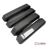 Real Carbon Fiber Interior Door Handle Cover For F150 2015-2020