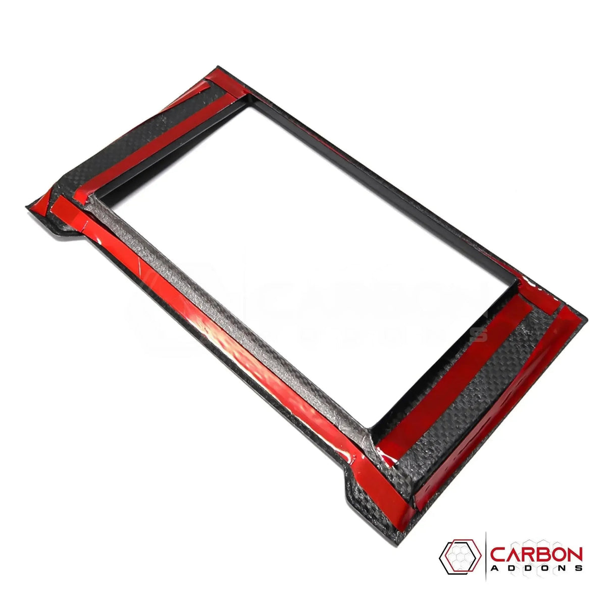 Real Carbon Fiber Infotainment Bezel Trim Cover F150 2015-2020