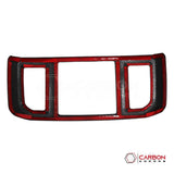 F150 2015-2020 Rear Seat AC Vent Trim Hard Carbon Fiber Cover