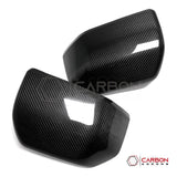 F150 2015-2020 Rear View Mirror Real Carbon Fiber Cover