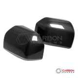 Real Carbon Fiber Rear View Mirror Cover For F150 2015-2020