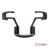 F150 2015-2020 Steering Wheel Trim Hard Carbon Fiber Cover