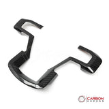 Real Carbon Fiber Steering Wheel Trim Cover For F150 2015-2020